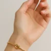 Pulsera oro lazo infinito